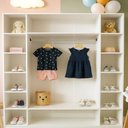 Ver imagem 7 de Armário Closet Modular 12 Prateleiras em Colméia e Arara Cabideiro Ana Branco