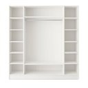 Ver imagem 2 de Armário Closet Modular 12 Prateleiras em Colméia e Arara Cabideiro Ana Branco