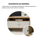 Ver mais imagens de Rack para TV até 75 Polegadas 160cm Tampo Metal Liberty Artely Carvalho/ Off White