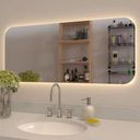 Ver imagem 1 de Espelho Lapidado P/ Banheiro C/ Led Neutro Atrás 100l X 80a Cm