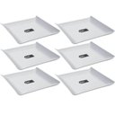 Ver imagem 1 de Kit 6 Pratos 16cm Quadrados Coza Cosy Servir Frutas Sorvete Frios Pequenos Casual