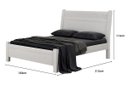Ver imagem 2 de Cama Casal Detalhada 100% MDF - 185-Neve - Star Móveis