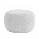 Ver imagem 1 de Puff Boreal 70cm Bouclé Cinza - Sallar Home