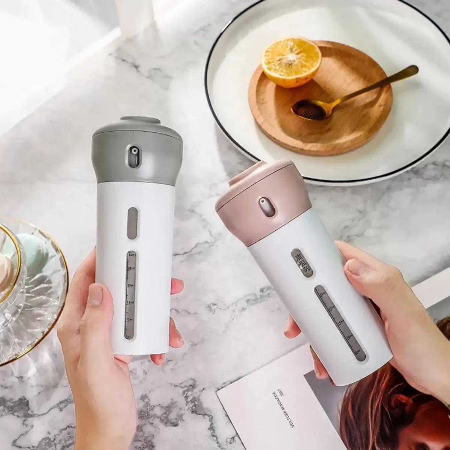 Dispenser Portátil de Viagem 4 em 1 - 1