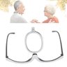 Óculos Profissional Maquiagem Lente Única Rotação 180° 1.5 Cor: Cinza Claro - 3