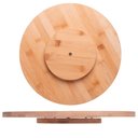 Ver imagem 7 de Kit 2 Tábuas 360 Centros de Mesa Giratórios 30cm e 45cm Bambu Lyor Servir