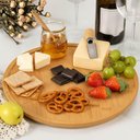 Ver mais imagens de Kit 2 Tábuas 360 Centros de Mesa Giratórios 30cm e 45cm Bambu Lyor Servir