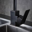 Ver imagem 6 de Torneira Monocomando Cozinha Preto fosco De Metal Inox