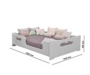 Ver imagem 5 de Cama Montessori Casal Encanto Mdf Colchão Casal 138x188 D33:branco