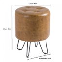 Ver imagem 4 de Puff em PU 55cm x 42cm com Pés Light