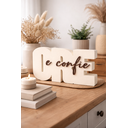 Ver imagem 1 de Letreiro Ore e Confie em 3d Fé Moderna Miira Studio