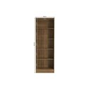 Ver imagem 3 de Guarda Roupa Solteiro 2 Portas Multiuso N408 Nogueira