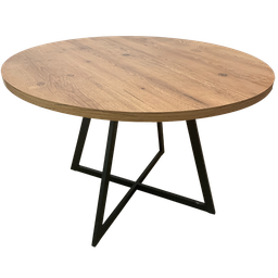 Mesa Estilo Industrial Redonda 110cm - 1