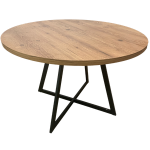 Mesa Estilo Industrial Redonda 110cm