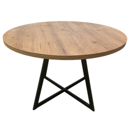Mesa Estilo Industrial Redonda 110cm - 3