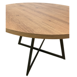 Mesa Estilo Industrial Redonda 110cm - 4