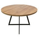 Ver imagem 2 de Mesa Estilo Industrial Redonda 110cm