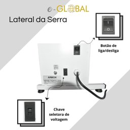 Serra Fita Bancada Total Inox 1,74 M Bivolt - 7