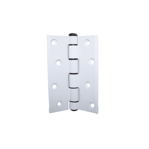 Dobradiça em Alumínio Branco 90 x 70 mm para Portas 6 Peças