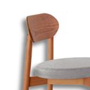 Ver imagem 7 de Conjunto Sala de Jantar Mesa 135cm Tampo Redondo Laminado e 4 Cadeiras Hope