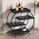 Ver imagem 2 de Adega Jb 4009 Luxo Preto Pe Preto - Moveis Jb