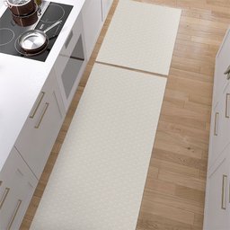 Jogo 2 Peças Tapete Passadeira Antiderrapante 1.30m X 45cm Kit para Cozinha / Corredor Tear Artesana - 1