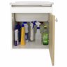 Tanque de Lavanderia 22 Lts + Gabinete Mdf Suspenso + Sifão Cor:madeirado - 4