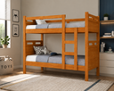 Ver imagem 7 de Cama Beliche Solteiro com 2 Colchões D23 Escada e Grade Proteção para Quarto Infantil e Juvenil:Natu