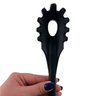 Pegador de Macarrão Massas em Silicone Utensílio para Cozinha Preto - 7