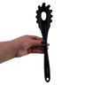 Pegador de Macarrão Massas em Silicone Utensílio para Cozinha Preto - 6