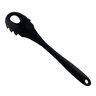 Pegador de Macarrão Massas em Silicone Utensílio para Cozinha Preto - 2