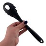 Pegador de Macarrão Massas em Silicone Utensílio para Cozinha Preto - 5