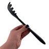 Pegador de Macarrão Massas em Silicone Utensílio para Cozinha Preto - 4
