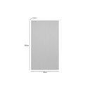 Ver imagem 3 de Painel P/ Lavabo até 60 Pol Modular 1.4 Ripado 141x250cm Gris Fosco - Linea Brasil