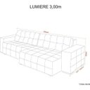Ver imagem 3 de Sofa Retratil 4 Lugares 300Cm Lumiere