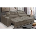 Ver imagem 1 de Sofá Retrátil e Reclinável 2 Lugares 1,50m com Molas Emily Suede Adonai Estofados