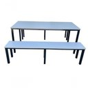 Ver imagem 3 de Mesa e Banco para Refeitório para 06 Lugares Rossi Cinza