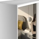 Ver imagem 6 de Guarda Roupa Solteiro com Espelho 2 Portas em BP Belluno 