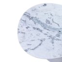 Ver imagem 2 de Mesa de Jantar Sol Saarinen Orgânica e Marmore Branco Extra 110x100cm