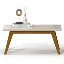 Ver imagem 5 de Mesa de Centro para Sala Madeira Retangular Prism Patrimar Off White