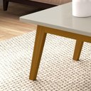 Ver imagem 2 de Mesa de Centro para Sala Madeira Retangular Prism Patrimar Off White