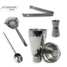 Kit Bar 5pçs Coqueteleira Profissional Aço Inox 550ml Caipirinha - 2
