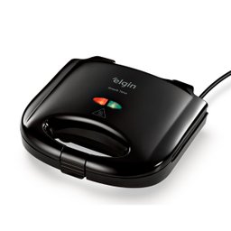 Sanduicheira Grill Antiaderente Snack Time 2 Em 1 Elgin 750W Misteria Para Lanches 110V - 1