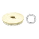 Ver imagem 1 de Escova NYLON 350 mm COM Flange Para Enceradeiras CERTEC, Mebal e Lemarte Entre Outras NYLON 350 MM C