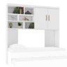 Guarda Roupa Chiara 2 Portas e 2 Gavetas + Módulo Aéreo p/ Quarto Infantil Branco - Phoenix Baby - 3
