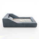 Ver imagem 7 de Cama Montessoriana Infantil Noah 100% Espuma com Colchão Bouclê Azul - Abmaza