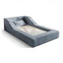 Ver mais imagens de Cama Montessoriana Infantil Noah 100% Espuma com Colchão Bouclê Azul - Abmaza