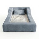Ver imagem 6 de Cama Montessoriana Infantil Noah 100% Espuma com Colchão Bouclê Azul - Abmaza