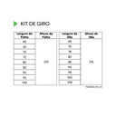 Ver imagem 4 de Kit Porta Pronta - Porta de Giro - Lisa Branca 70cm