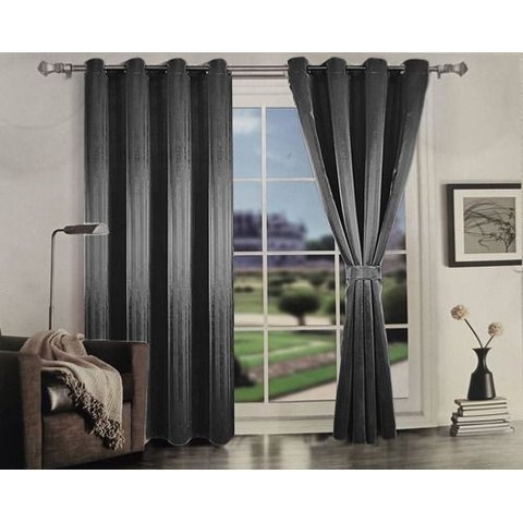 Cortina Blackout em Tecido 2,30x3,00 Corta Luz 100%:preto